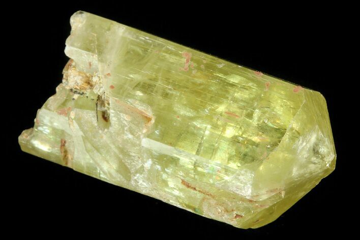 Lustrous Yellow Apatite Crystal - Morocco #82460